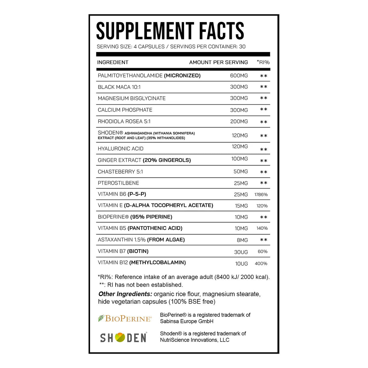 DNA Sports B!Tch Please Female Hormones Support 120 Caps